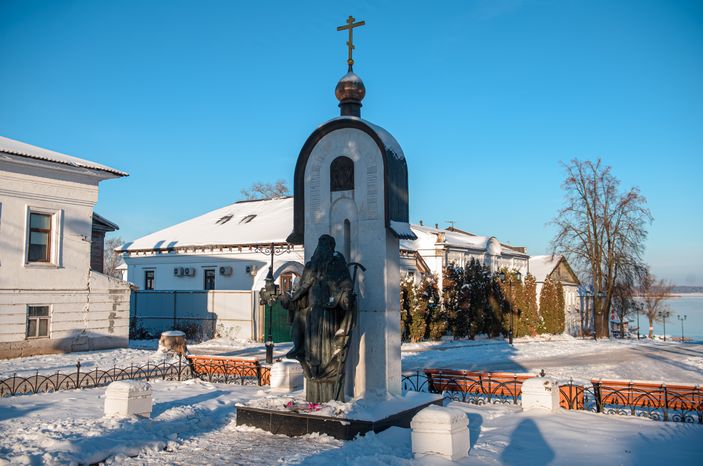 Зимние виды города Калязин