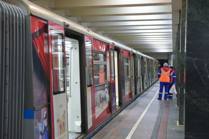 Запуск нового тематического поезда «Мой Маршак» в метро Москвы