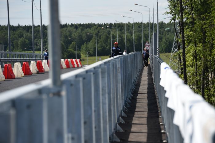 Губернатор Московской области Андрей Воробьев открыл путепровод в Солнечногорском районе