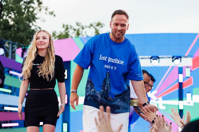 Блогер Алексей Столяров на VK Fest -2024 в московских "Лужниках"