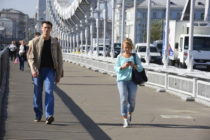 Теплая погода установилась в Москве