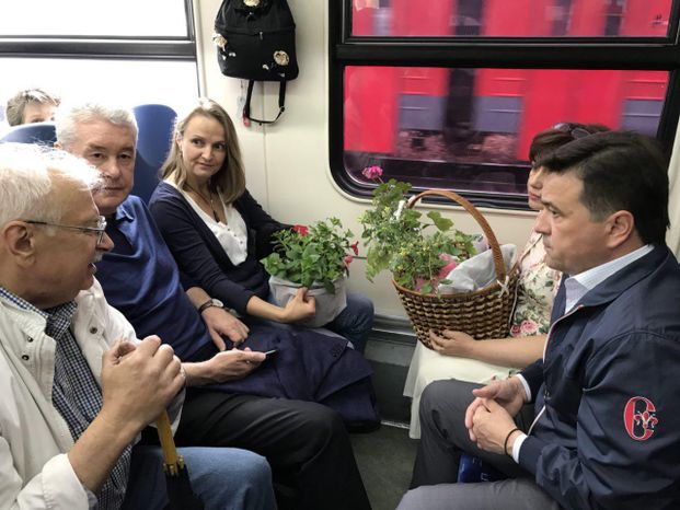 Рабочий визит губернатора Подмосковья и мэра Москвы в СНТ «Северянин»