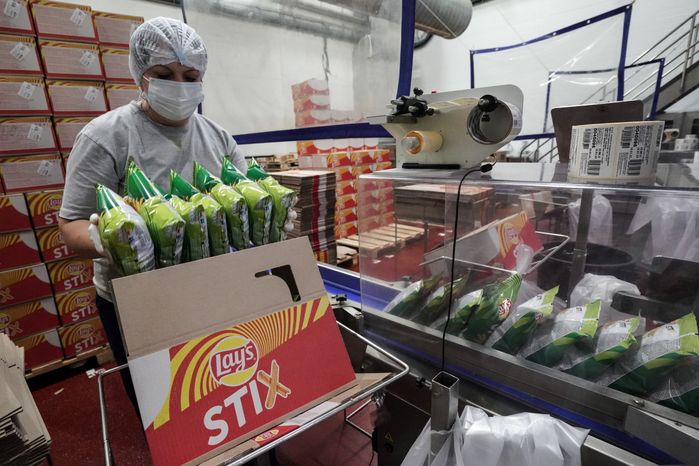 Производство чипсов Lay’s на заводе PepsiCo в Кашире