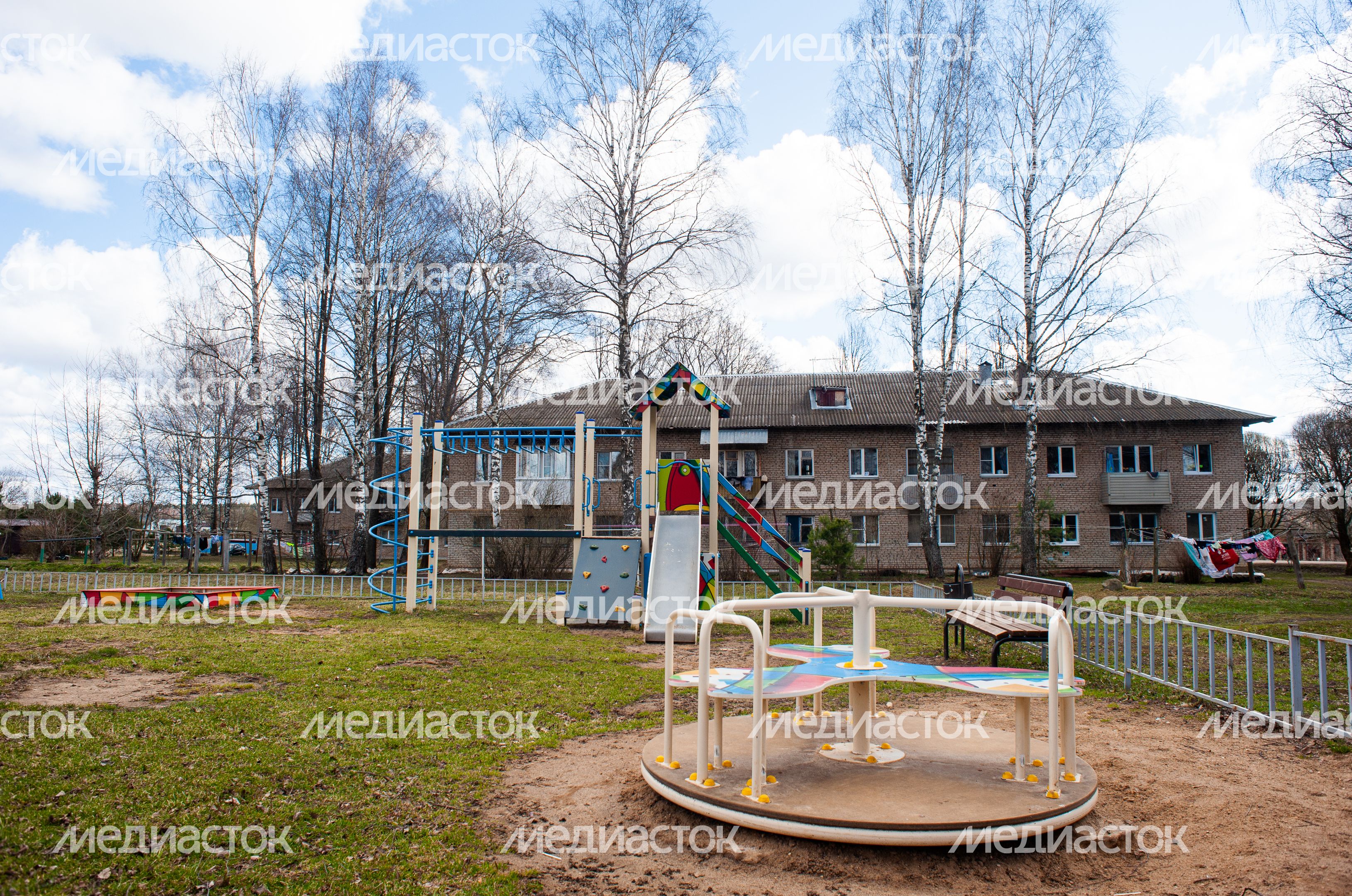 Весенние виды села Якоть