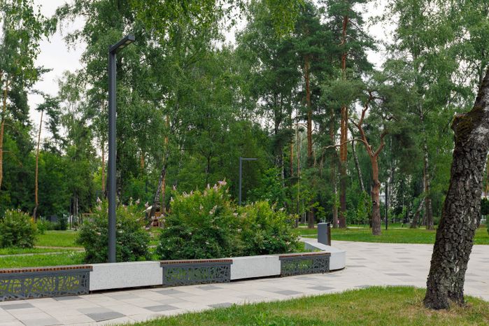 Лето в сквере Ветеранов в Балашихе