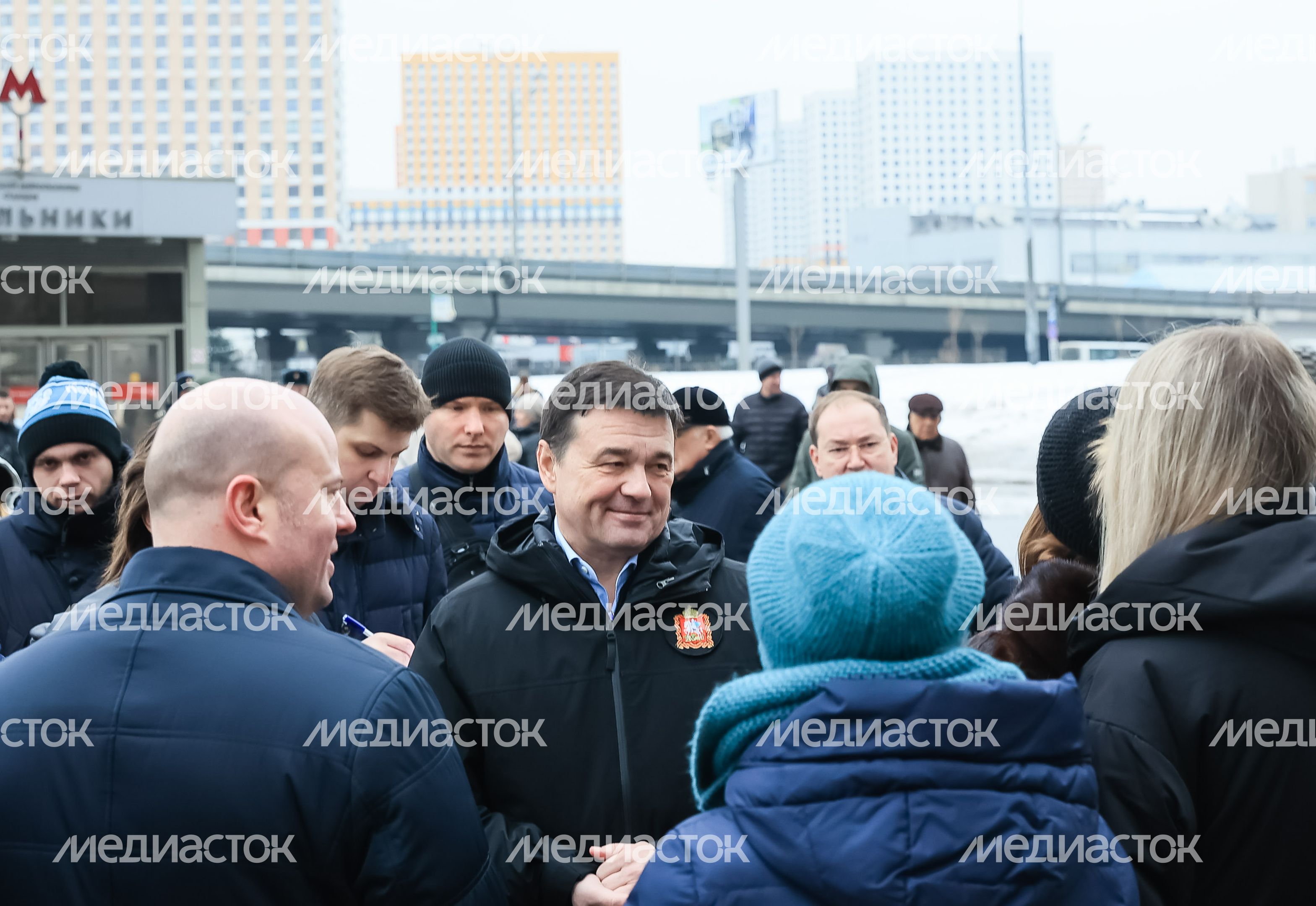 Посещение губернатором пересадочного узла в Котельниках