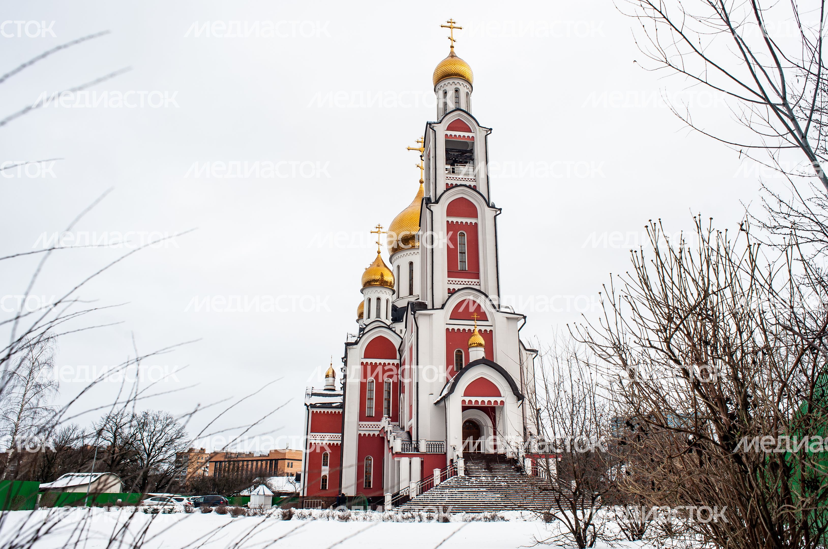 Зимние виды города Одинцово