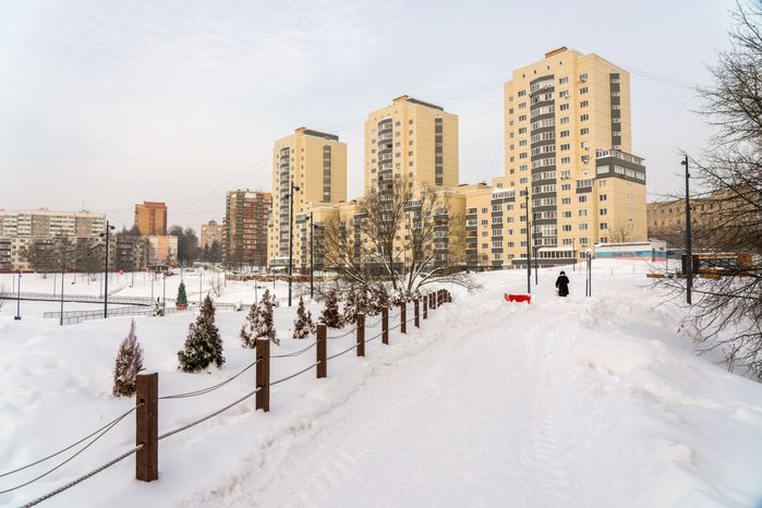 Набережная реки Теребенки в Чехове
