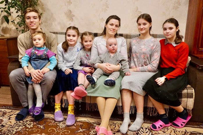 Многодетная семья в Павловском Посаде