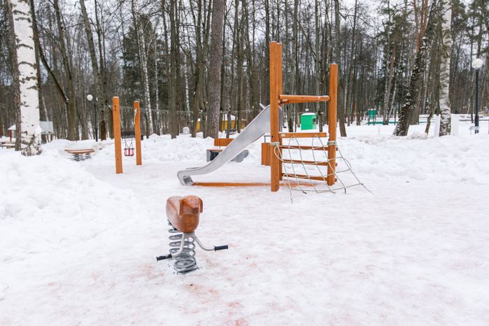 Красногорский городской парк зимой