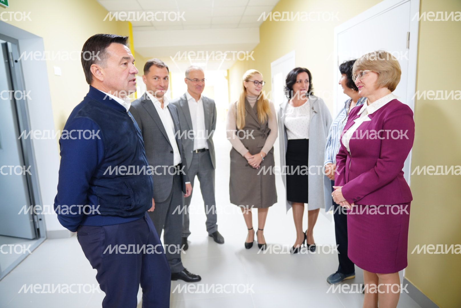 Проверка работы школы №3 в Кашире Губернатором Подмосковья