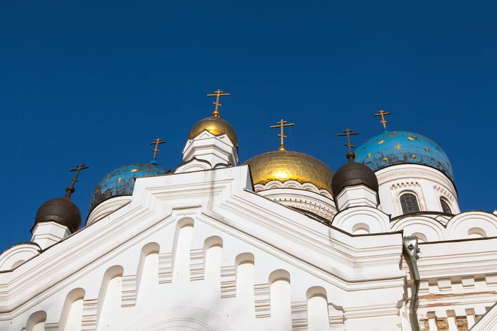 Спасо-Преображенский собор Николо-Угрешского монастыря в городе Дзержинский