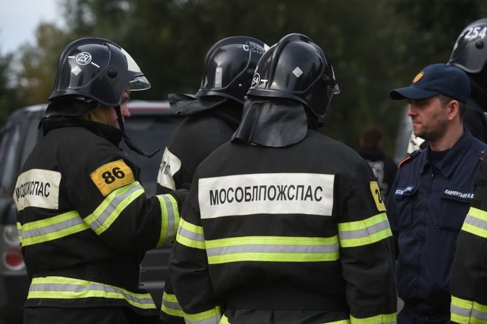 Кадры с места взрыва газа в жилом доме в Ногинске