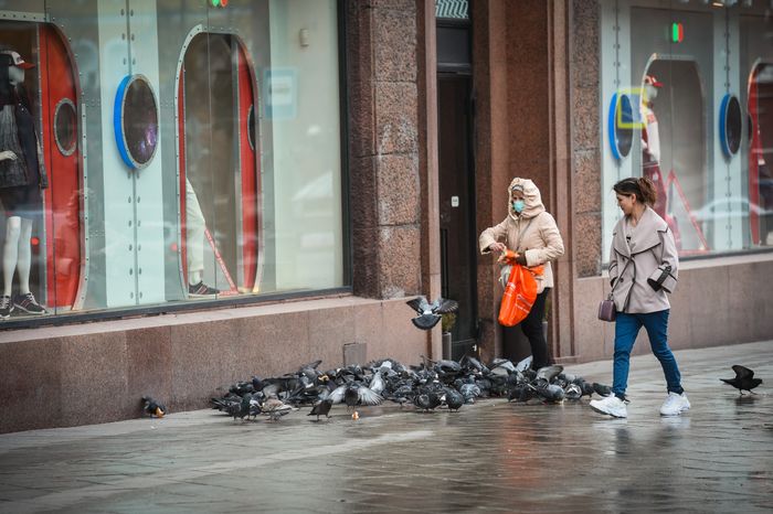 Москва во время режима всеобщей самоизоляции в связи с коронавирусом