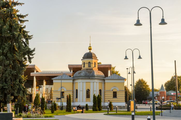 Бронницы. Площадь имени Тимофеева