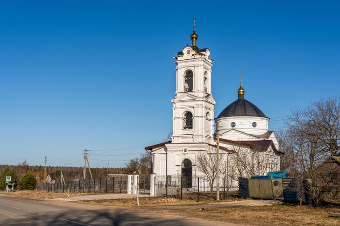 Церковь Николая Чудотворца в деревне Мокрое Можайского округа