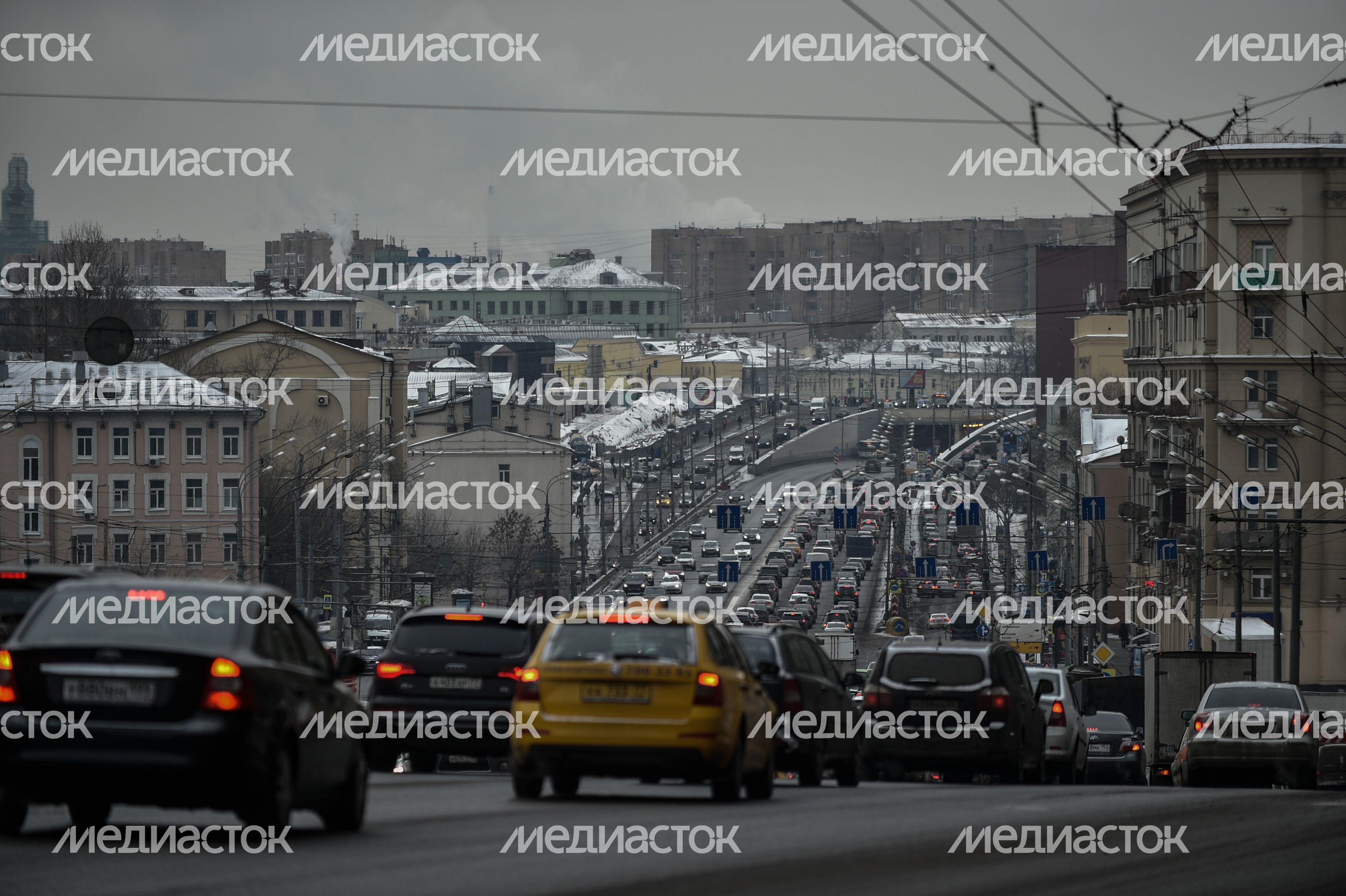 Дорожная ситуация в Москве