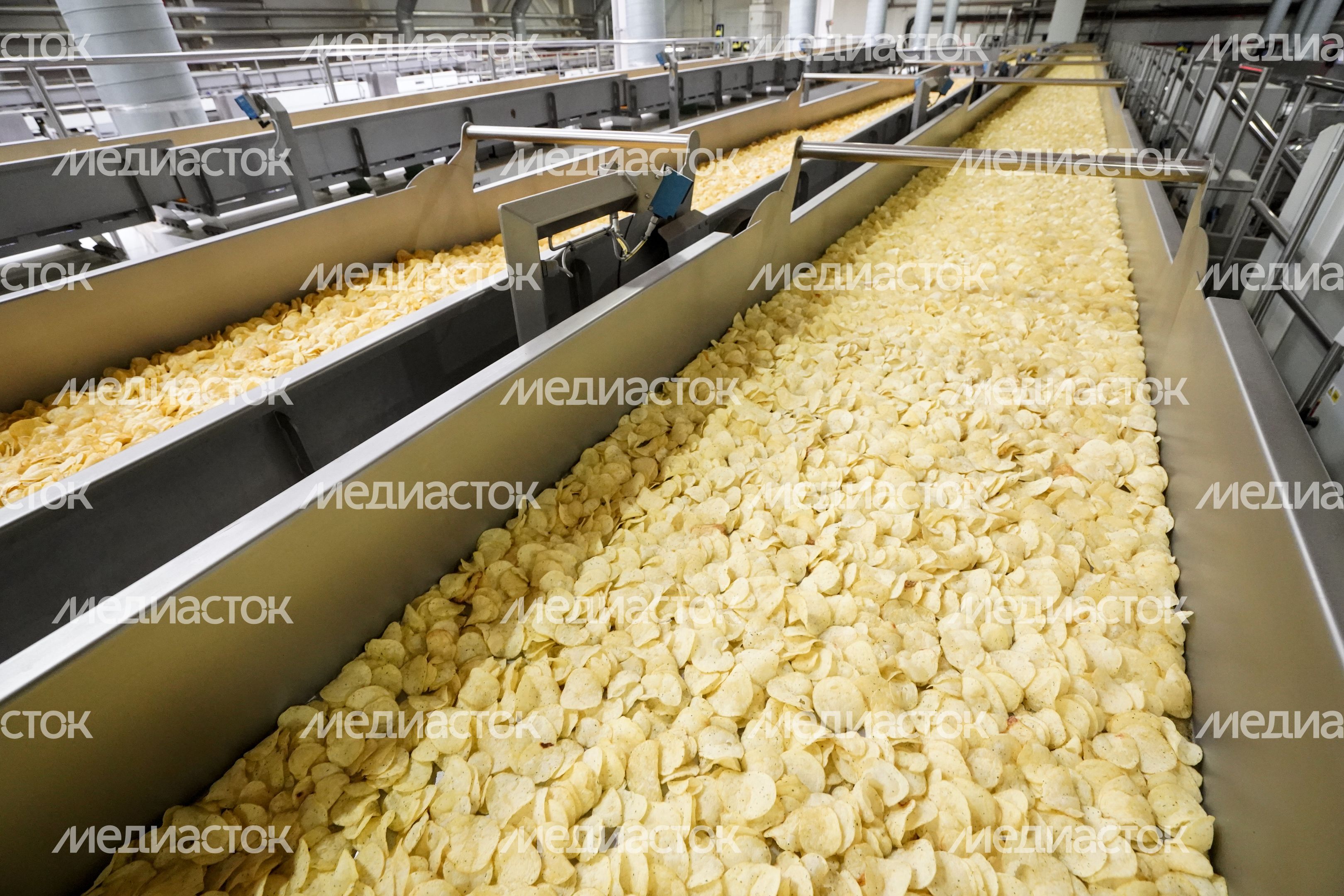 Производство чипсов Lay’s на заводе PepsiCo в Кашире Производство чипсов Lay’s на заводе PepsiCo в Кашире