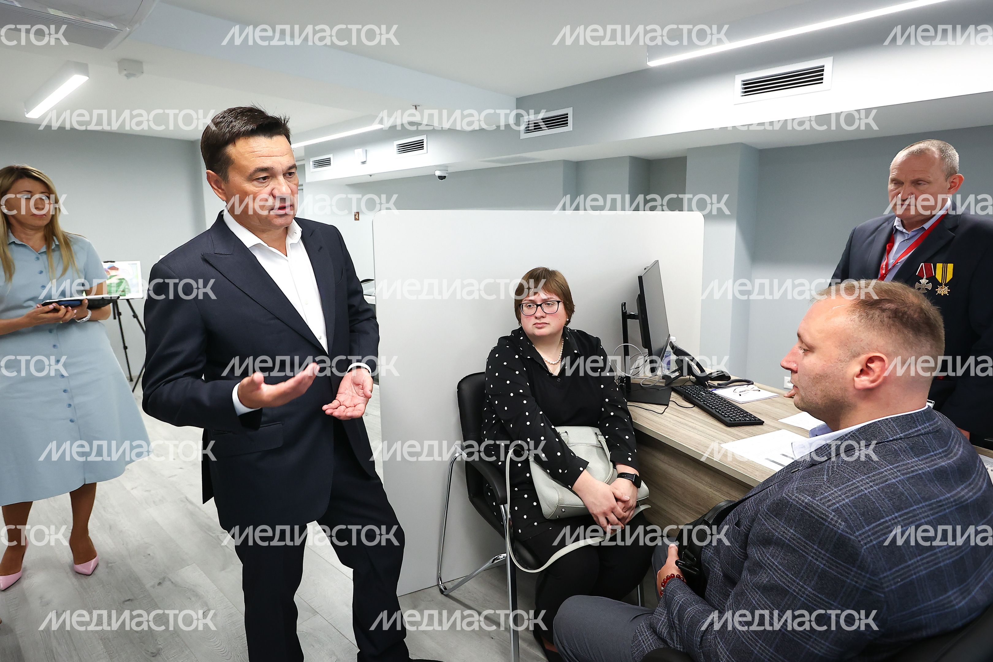 Встреча Губернатора Подмосковья с сотрудниками регионального отделения Фонда «Защитники Отечества»