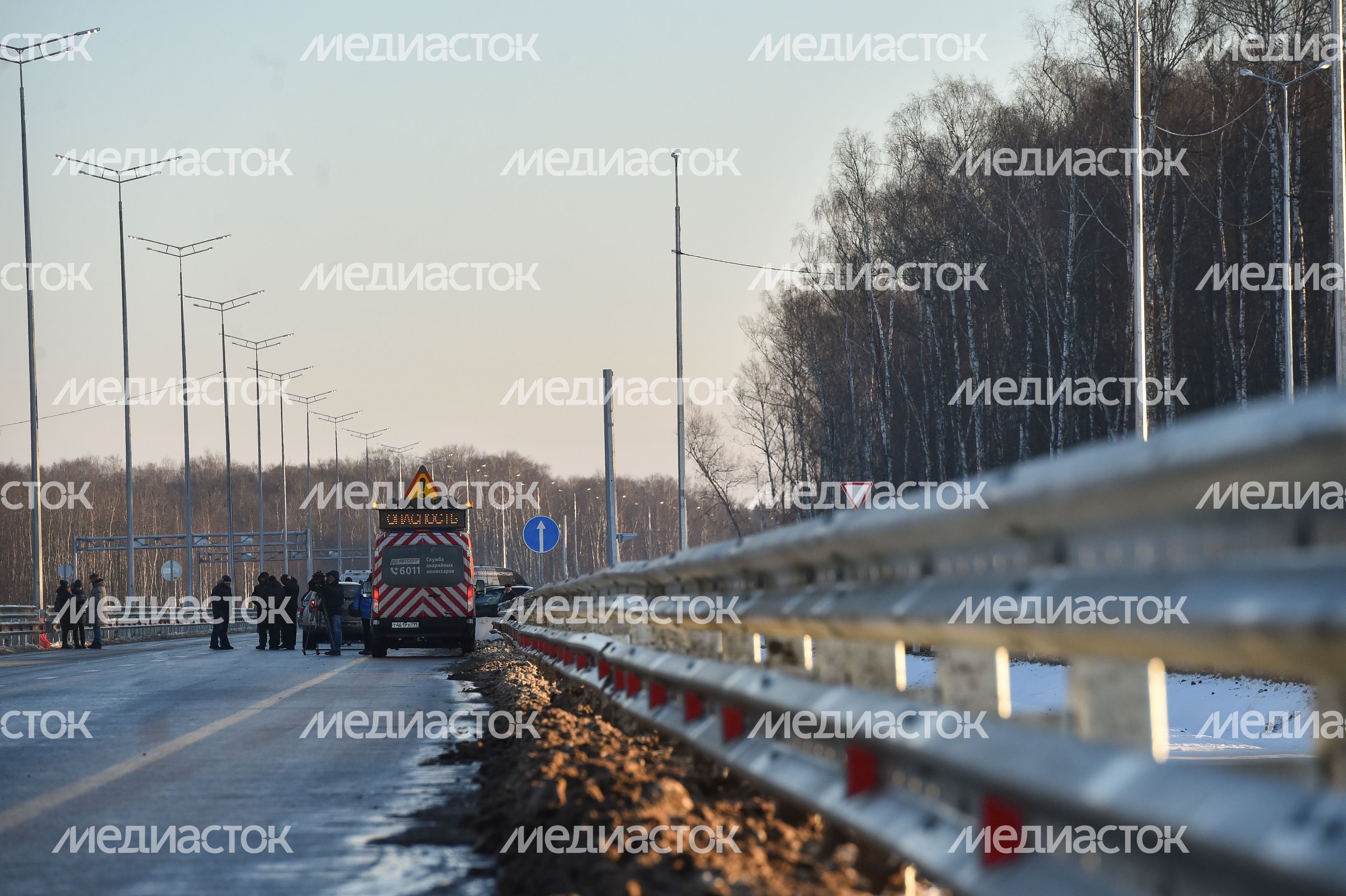 Открытие 170 километров Центральной кольцевой автодороги в Подмосковье
