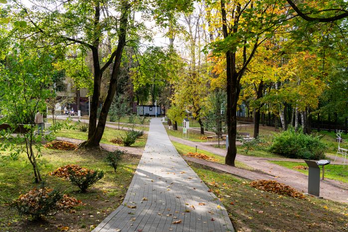 Истринский городской парк осенью