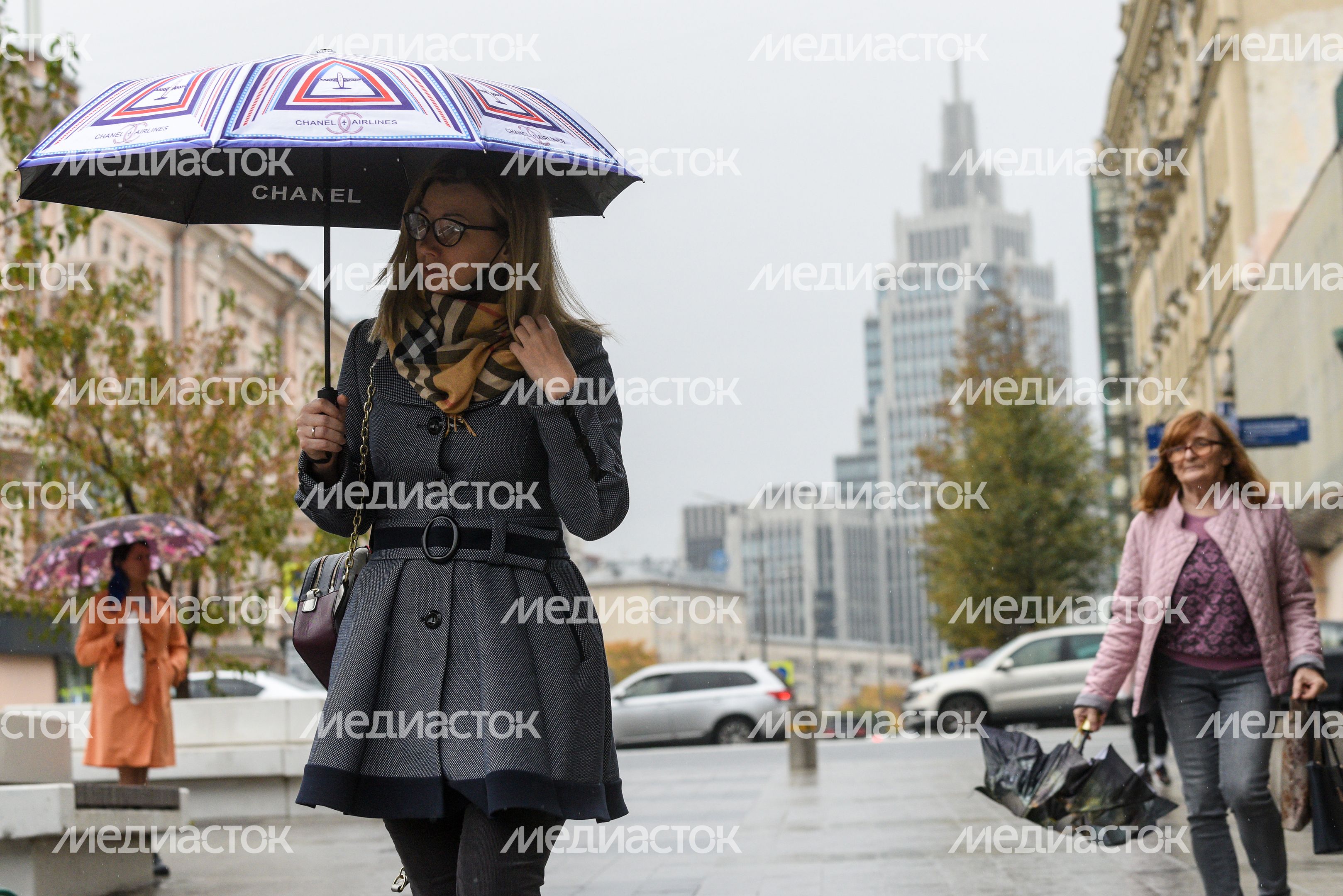 Дождливая погода в Москве