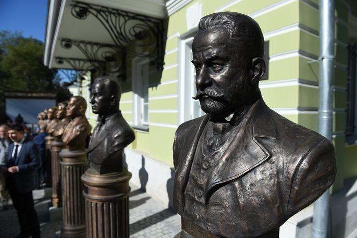 Открытие Аллеи правителей в Москве
