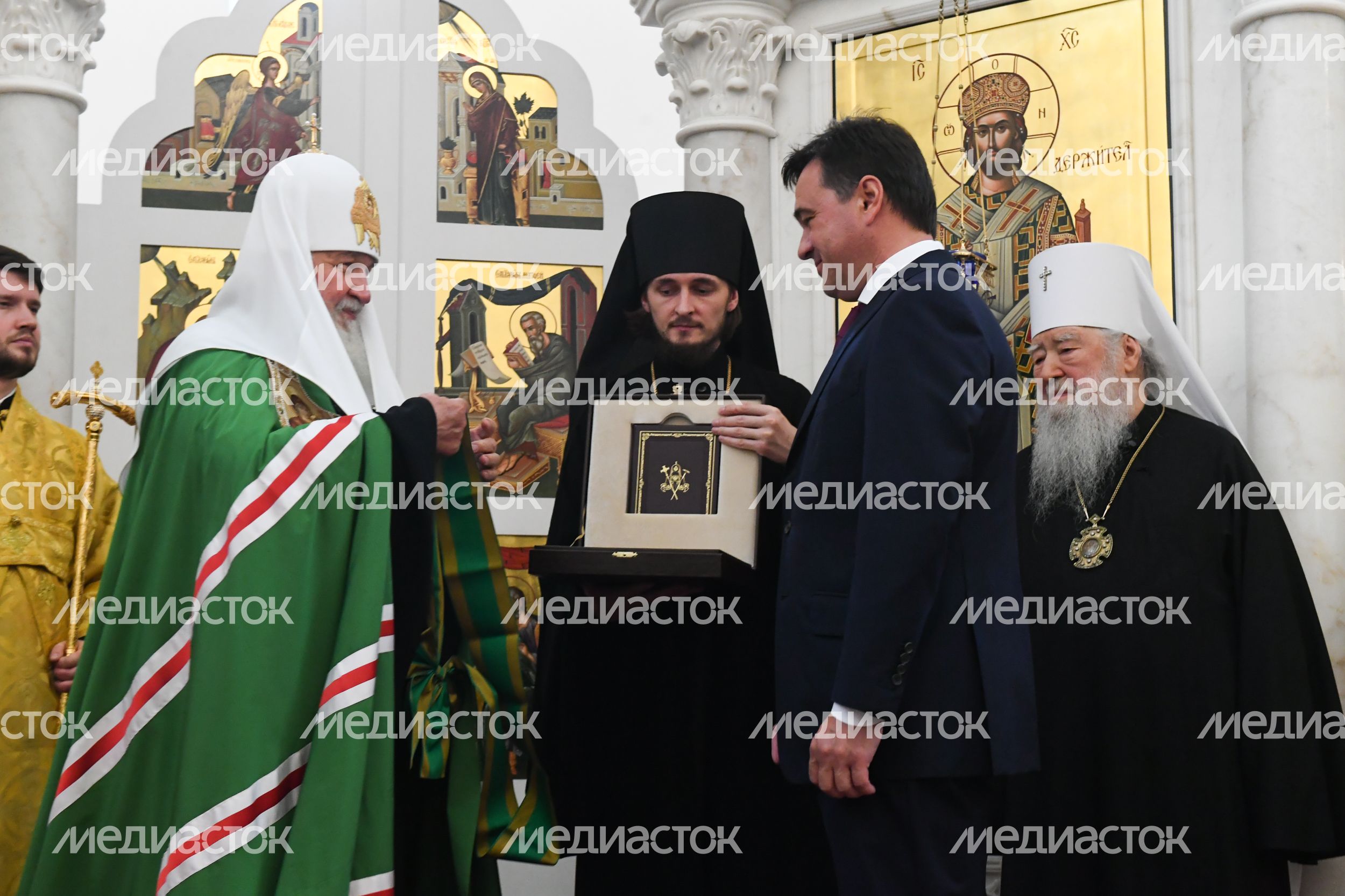 Освящение Никольского храма в Павшинской пойме