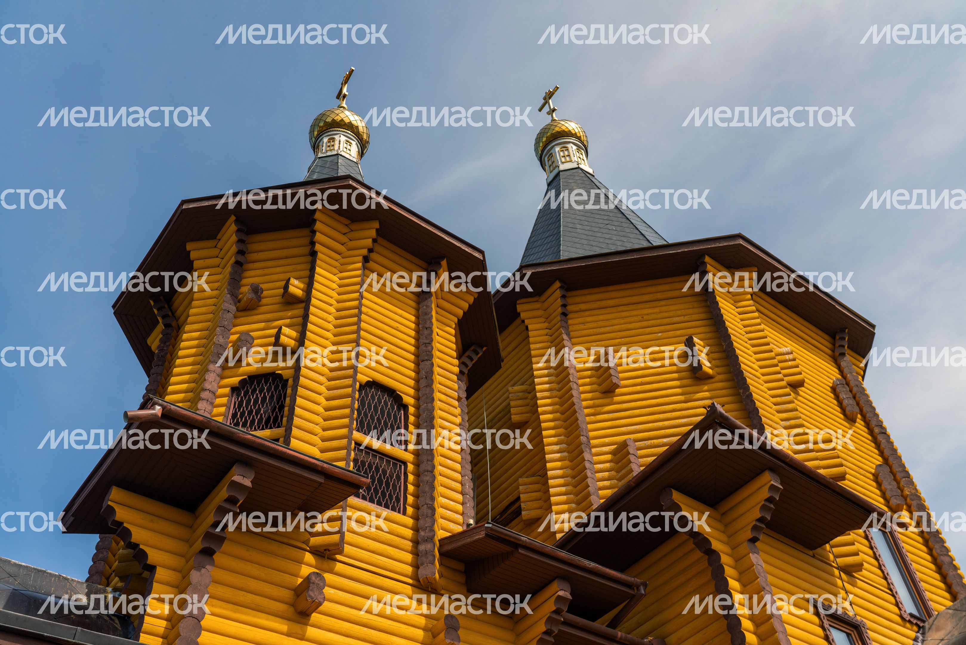 Деревянный храм преподобного Серафима Саровского в Лотошино Деревянный храм преподобного Серафима Саровского в Лотошино