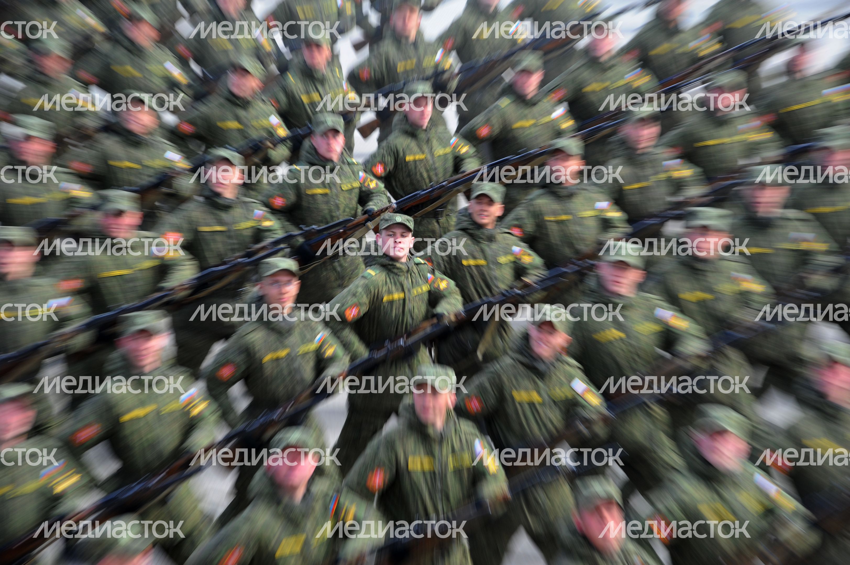 Репетиция Парада Победы в Алабино