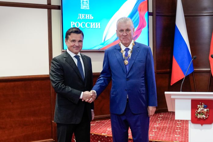 Звание "Почетный гражданин Московской области" присвоено Николаю Сафонову