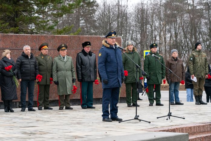 Торжественное мероприятие, посвященное подвигу 11 героев-саперов, в Волоколамском округе