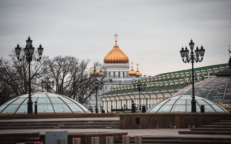 Москва во время режима всеобщей самоизоляции в связи с коронавирусом