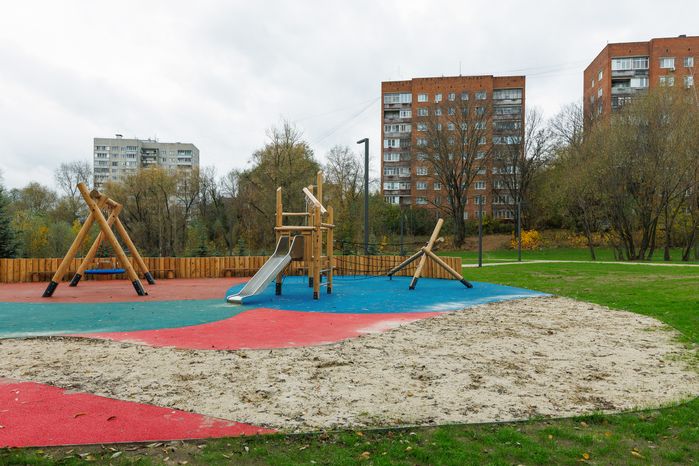 Сквер им. Б.К. Громцева после благоустройства в Дзержинском