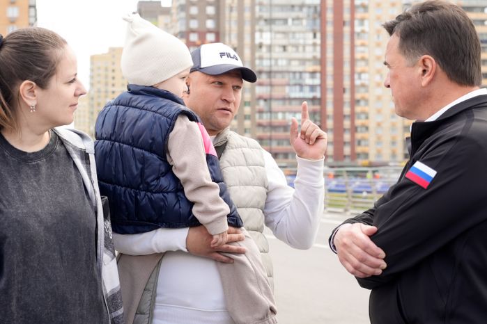 Андрей Воробьев посетил парк "Дружба" на озере Черное в Люберцах