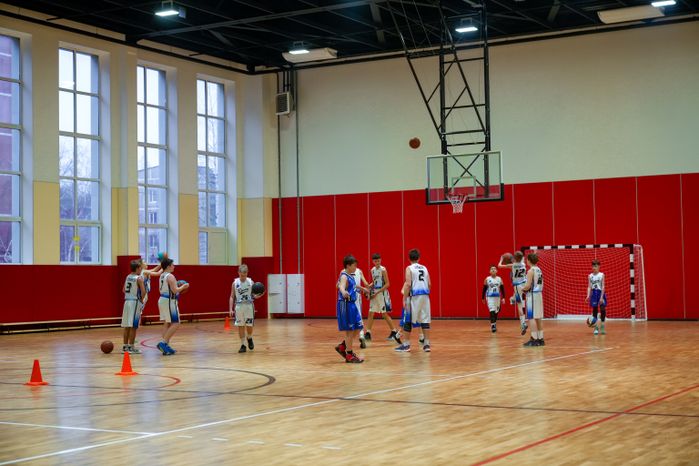 Большой зал обновленного спорткомплекса "Орион"