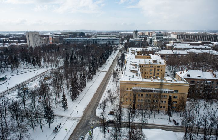 Зимние виды города Жуковский
