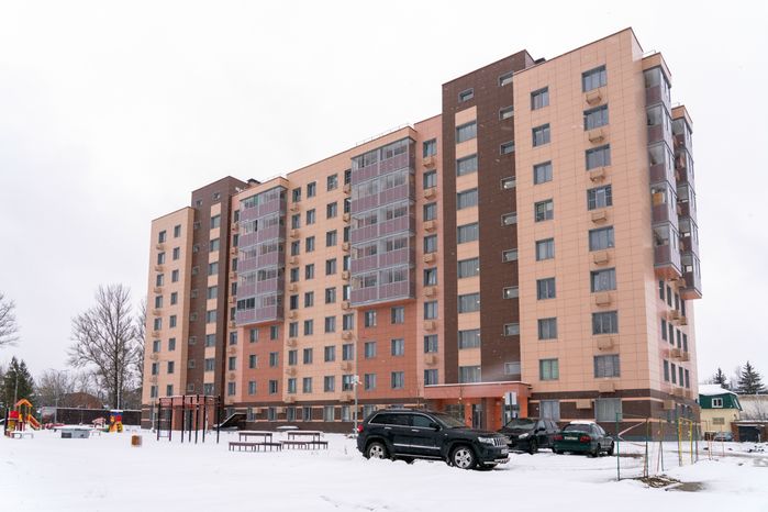 Многоквартирный дом на улице Мира в Клину для переселенцев из аварийного жилья