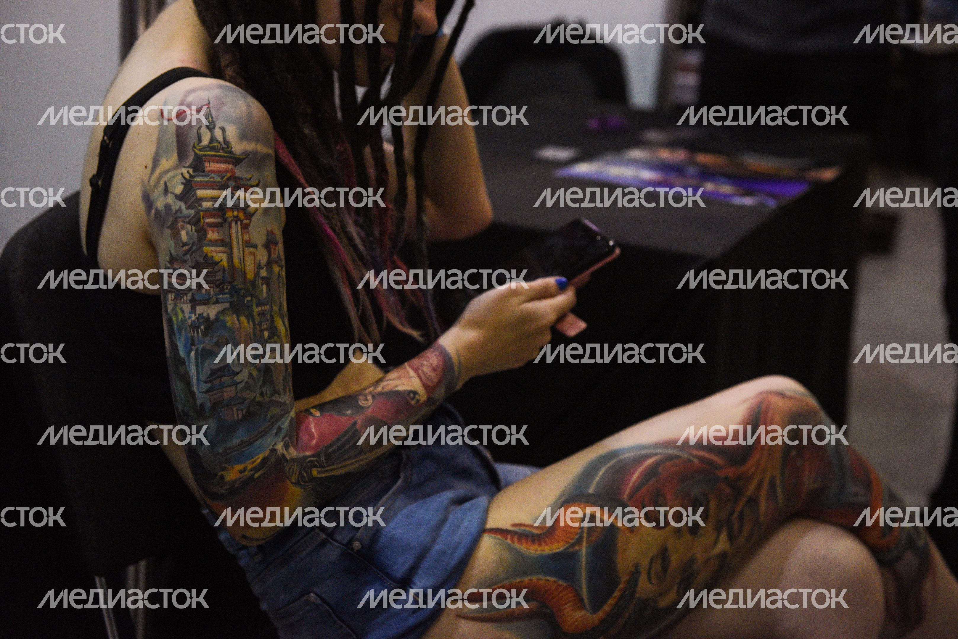Открытие фестиваля «Russian Tattoo Expo» в Москве Открытие фестиваля «Russian Tattoo Expo» в Москве