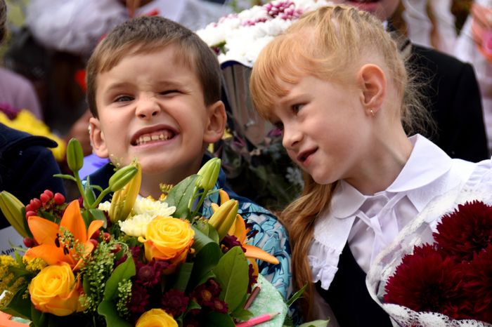 День знаний в одной из школ Балашихи