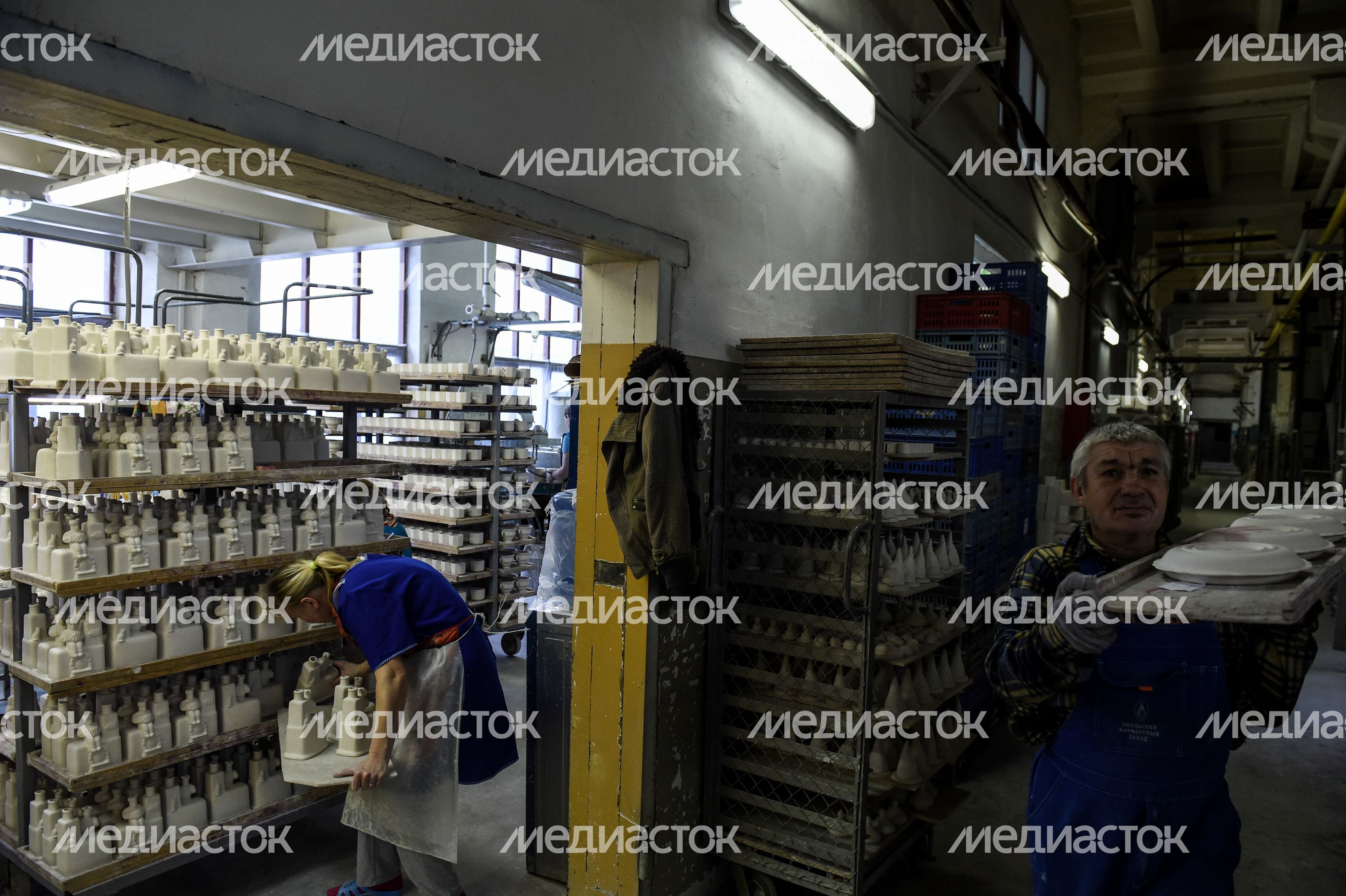 Производство знаменитого Гжельского фарфора