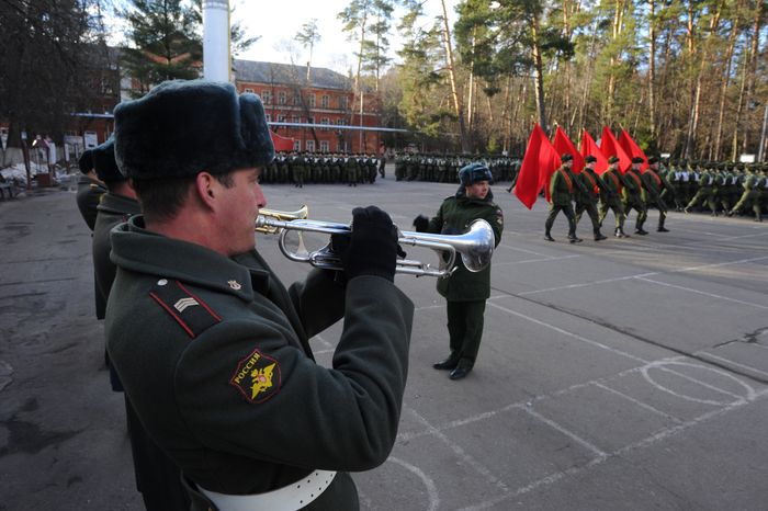 Репетиция парада Победы в Серпухове
