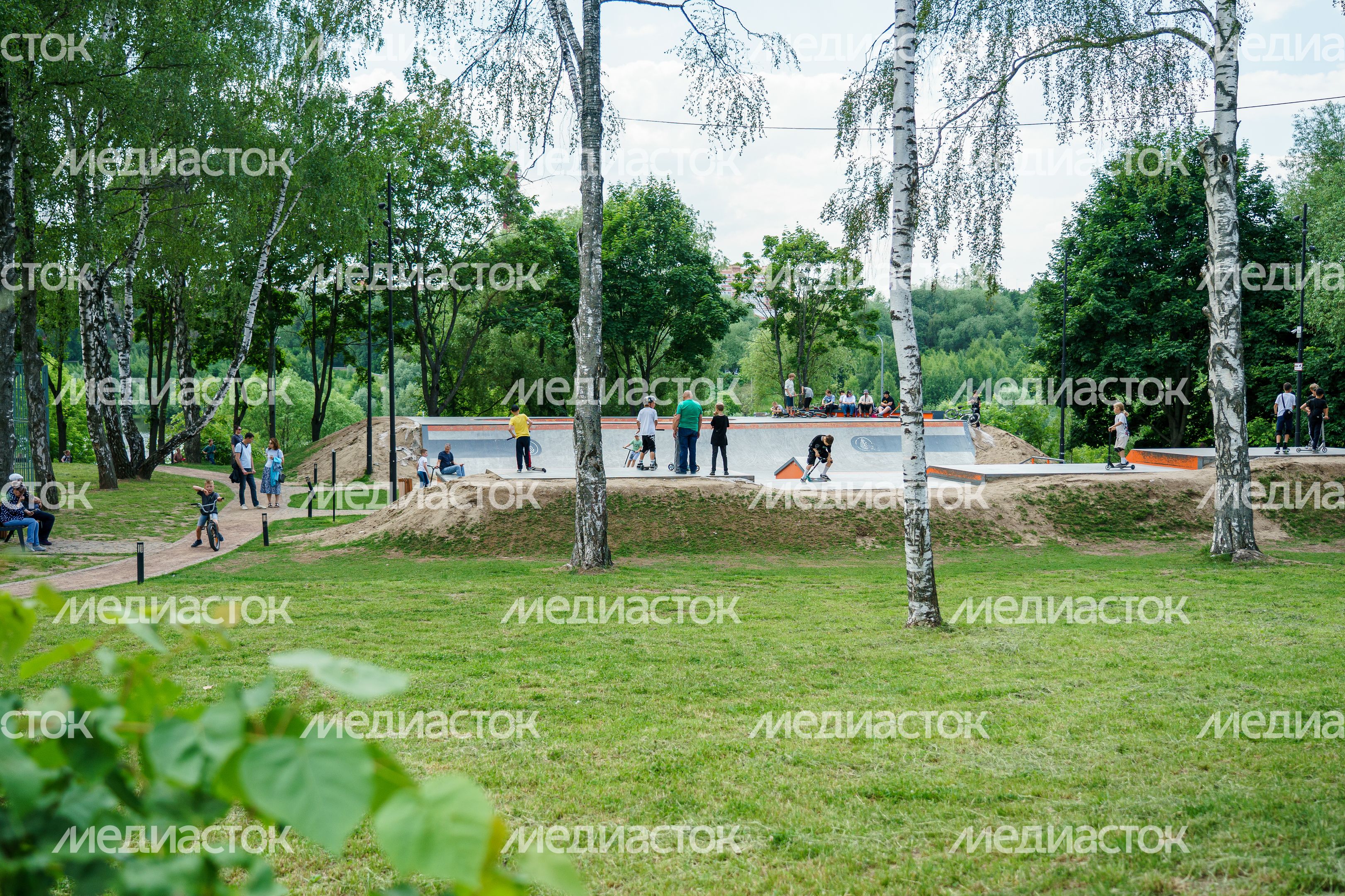 Раменский городской парк культуры и отдыха летом