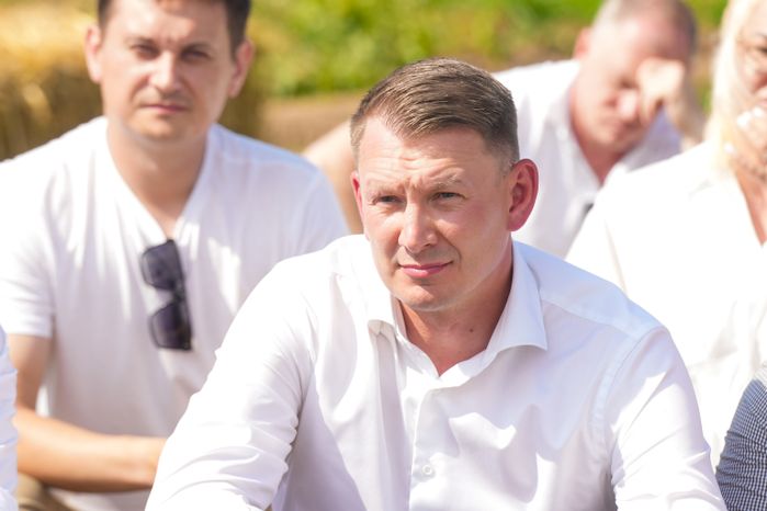 Александр Двойных на агропромышленной выставке "День поля Московской области"