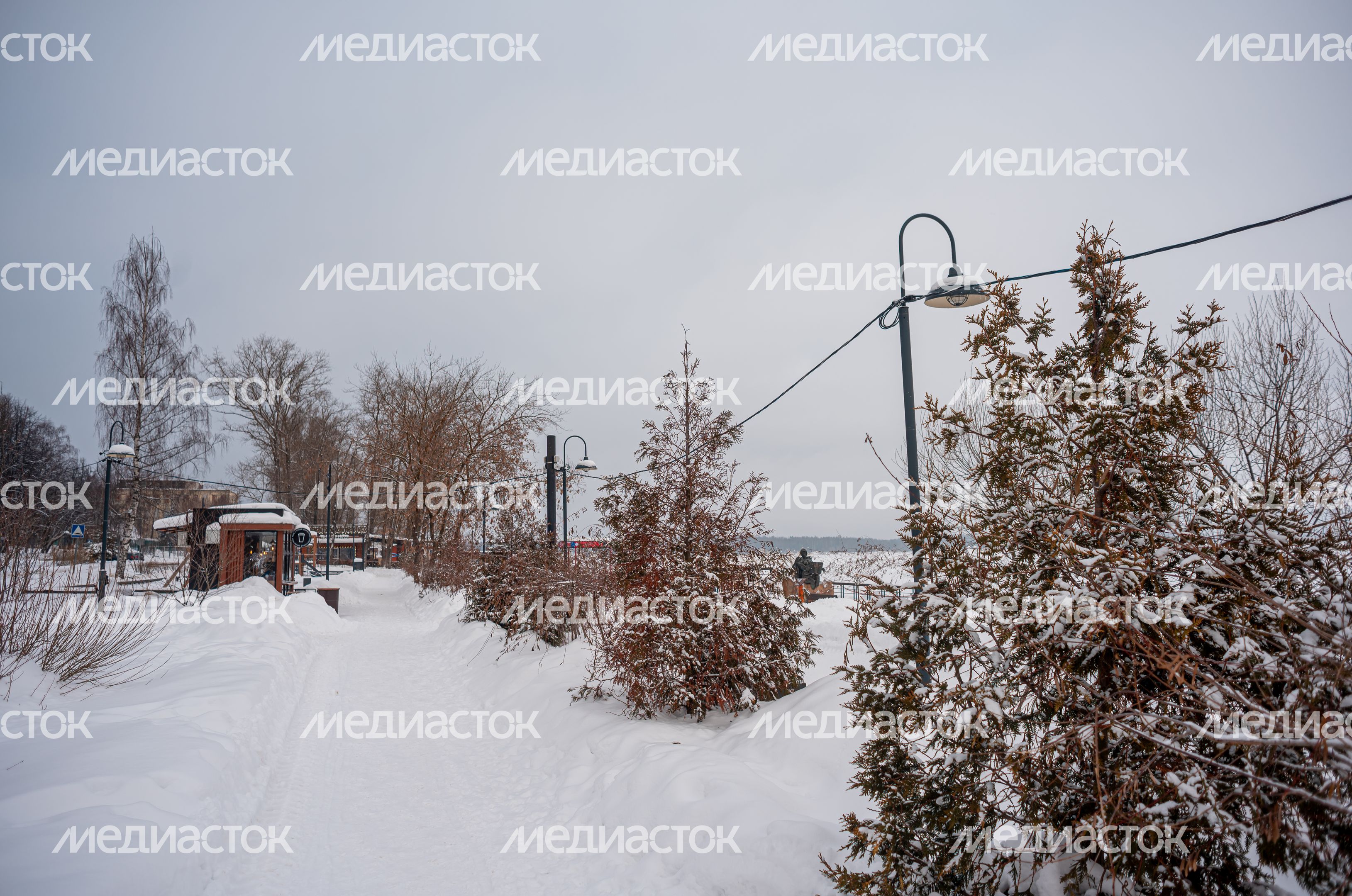 Зимние виды города Солнечногорск