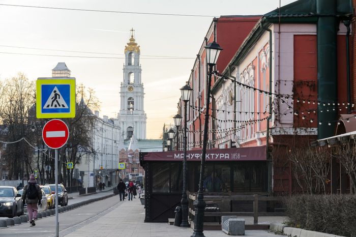 Сергиев Посад. Улица Карла Маркса. Зима