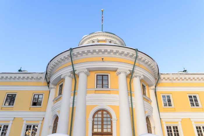 Красногорск. Усадьба «Архангельское». Зима