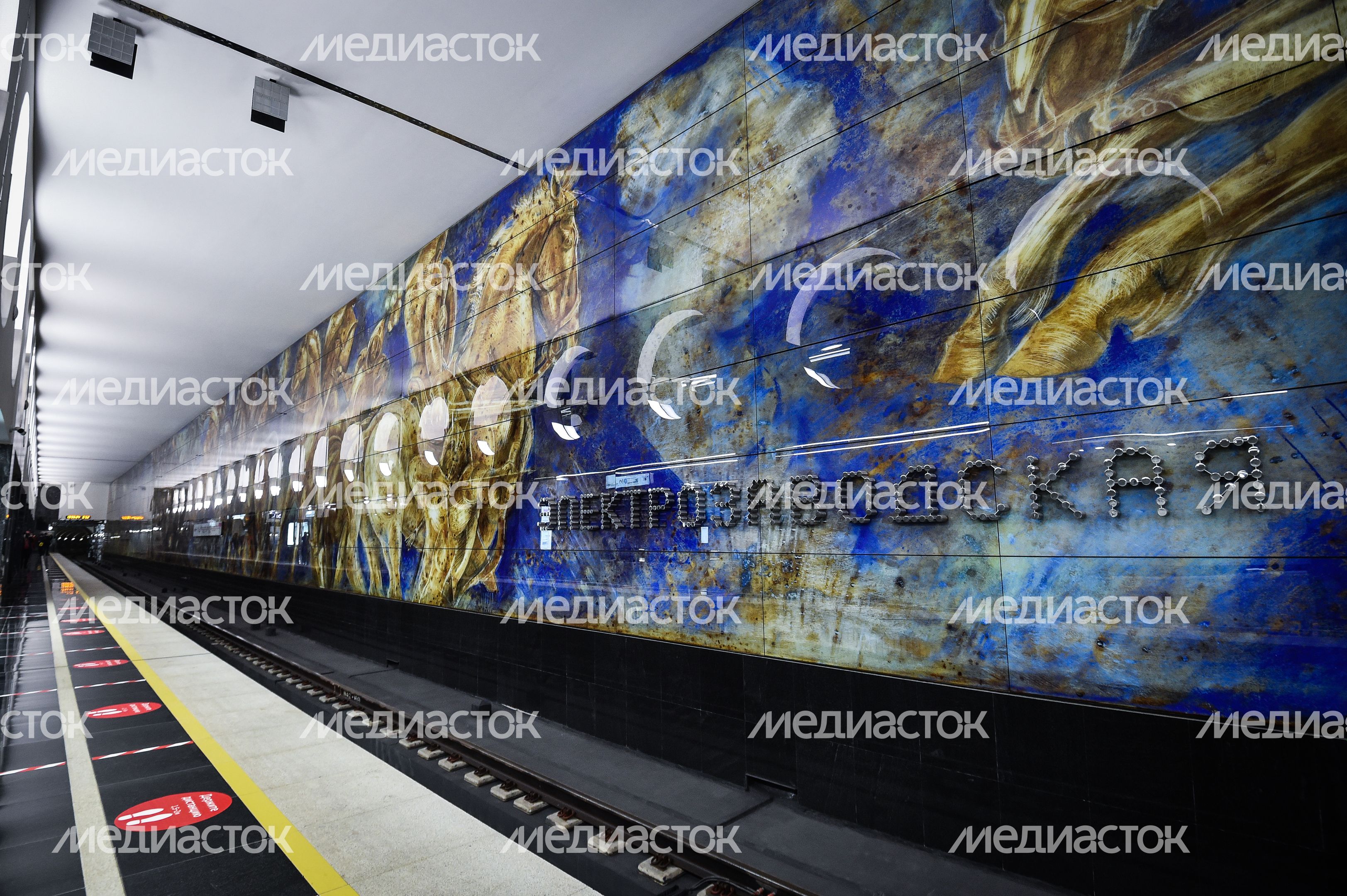 Открытие станции «Электрозаводская» Большой кольцевой линии метро