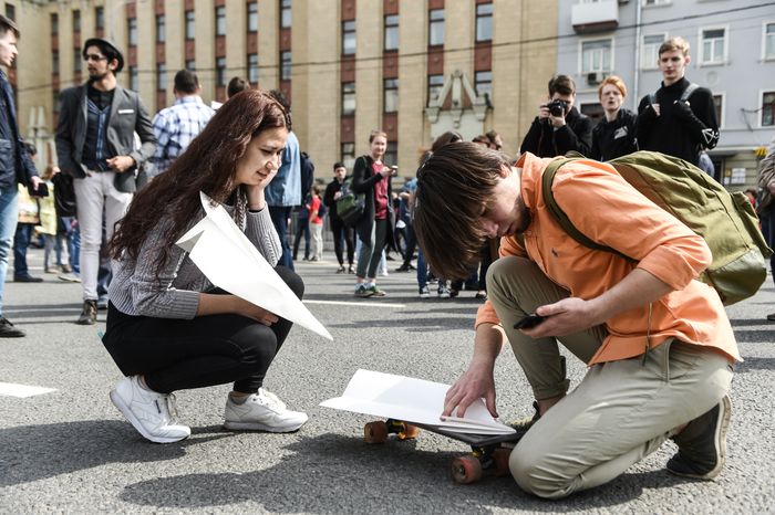 Митинг против блокировки Telegram в Москве