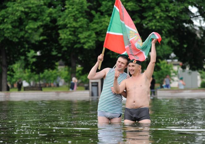 День пограничника в Москве